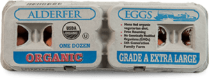 Organic Eggs - Alderfer Eggs